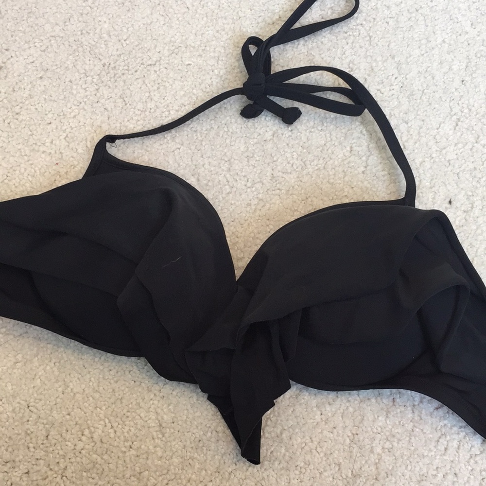 Black push up bikini
